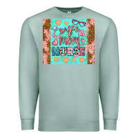 Seafoam Wife Mom Nurse Tumbler Premium Sweatshirt - BundleAndBundleShop