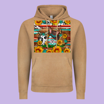 Easter Eggs Sunflower Gemstone Tumbler Easter Day Vintage Hoodie Designed By Neo Western