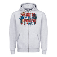 Heather Grey chill the fourth out malia Zipper Hoodie - MaliasSmallBusiness