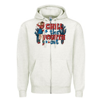 Oatmeal Heather chill the fourth out malia Zipper Hoodie - MaliasSmallBusiness