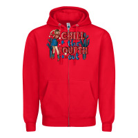 Red chill the fourth out malia Zipper Hoodie - MaliasSmallBusiness
