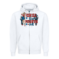 White chill the fourth out malia Zipper Hoodie - MaliasSmallBusiness