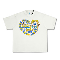 Pistachio down syndrome awareness heart Urban Heavy Tee - Artiststas