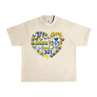 Sandshell down syndrome awareness heart Urban Heavy Tee - Artiststas