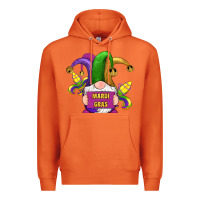 Carrot mardi gras gnomes fleur de lis Premium Hoodie - RanaPortraitStore
