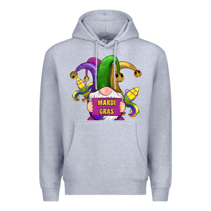 Mardi Gras Gnomes Fleur De Lis Premium Hoodie by RanaPortraitStore | Teevron