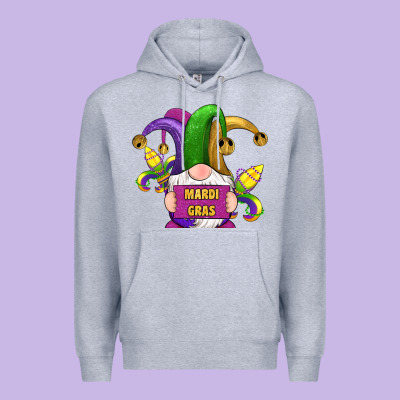 Mardi Gras Gnomes Fleur De Lis Premium Hoodie Designed By Ranaportraitstore