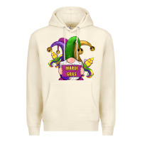 Sandshell mardi gras gnomes fleur de lis Premium Hoodie - RanaPortraitStore