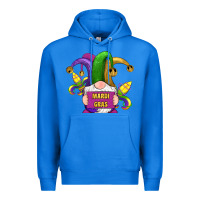 True Royal mardi gras gnomes fleur de lis Premium Hoodie - RanaPortraitStore