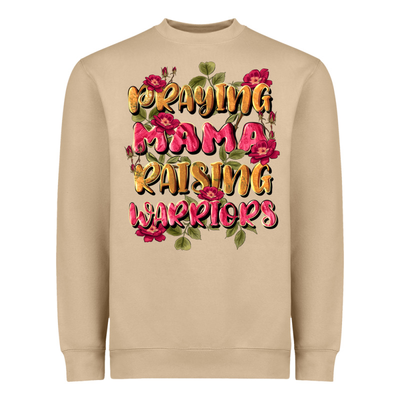 Praying Mama Raising Warriors Heavyweight Sweatshirt by JahusDesignShop | Teevron