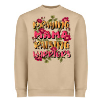 Mushroom praying mama raising warriors Heavyweight Sweatshirt - JahusDesignShop