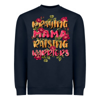 Navy praying mama raising warriors Heavyweight Sweatshirt - JahusDesignShop
