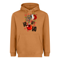 Meerkat Ho ho ho skeleton Heavyweight Hoodie - NancyCooperArtShop