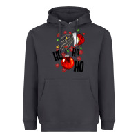 Smoke Ho ho ho skeleton Heavyweight Hoodie - NancyCooperArtShop
