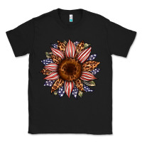 Black usa flag camouflage leopard sunflower Classic Tee - Artiststas