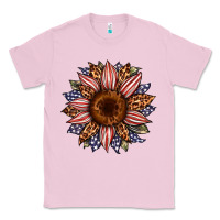 Bubblegum Pink usa flag camouflage leopard sunflower Classic Tee - Artiststas