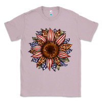 Lilac usa flag camouflage leopard sunflower Classic Tee - Artiststas