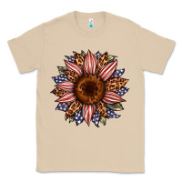 Mushroom usa flag camouflage leopard sunflower Classic Tee - Artiststas