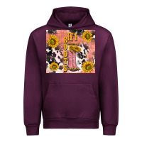 Mauve Wine cowgirl boots sunflower Urban Hoodie - TumblerDesignByShophia