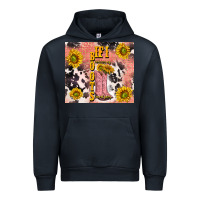 Navy cowgirl boots sunflower Urban Hoodie - TumblerDesignByShophia