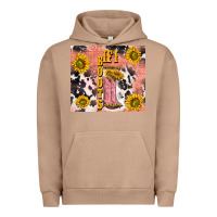 Pigment Burro cowgirl boots sunflower Urban Hoodie - TumblerDesignByShophia