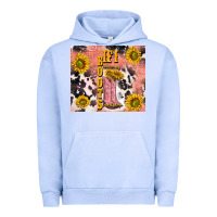 Cowgirl Boots Sunflower Urban Hoodie | Teevron