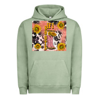 Pigment Oil Green cowgirl boots sunflower Urban Hoodie - TumblerDesignByShophia
