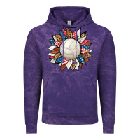 Cloud Purple volleyball sunflower Vintage Hoodie - HRA Design Shop