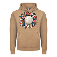 Vintage Coffee volleyball sunflower Vintage Hoodie - HRA Design Shop