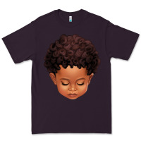 Plum cute afro boy Premium Tee - texasbilliewilder