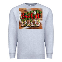 Heather Grey Baseball Dad Tumbler Premium Sweatshirt - BundleAndBundleShop