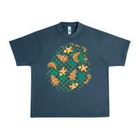 Midnight Navy christmas gingerbread cookies patch Urban Heavy Tee - BundleAndBundleShop