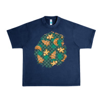 Navy christmas gingerbread cookies patch Urban Heavy Tee - BundleAndBundleShop