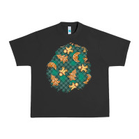Pigment Black christmas gingerbread cookies patch Urban Heavy Tee - BundleAndBundleShop