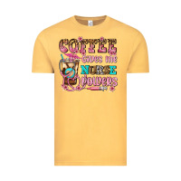 Vintage Mustard coffee gives me nurse power Vintage Tee - AdoDesignShop