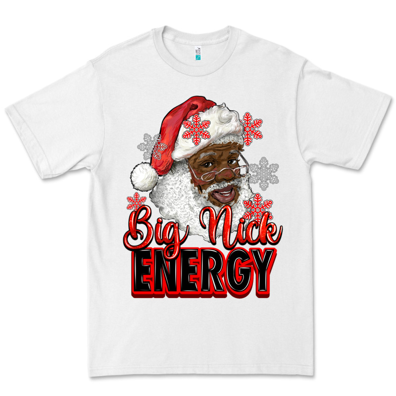 Big Nick Energy Afro Santa Premium Tee by RanaPortraitStore | Teevron