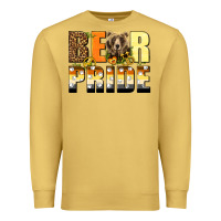 Antique Gold Western Bear Pride LGBTQ+ Premium Sweatshirt - BundleAndBundleShop