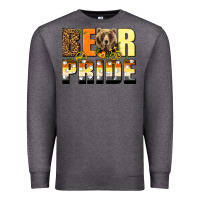 Charcoal Heather Western Bear Pride LGBTQ+ Premium Sweatshirt - BundleAndBundleShop