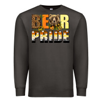 Smoke Western Bear Pride LGBTQ+ Premium Sweatshirt - BundleAndBundleShop