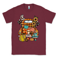 Burgundy farm truck,fall Classic Tee - JahusDesignShop