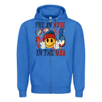 True Royal feelin free in the usa Zipper Hoodie - MaliasSmallBusiness