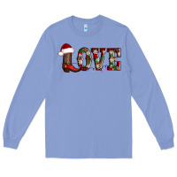 Colony Blue love christmas boots Long Sleeve Tee - AdoDesignShop