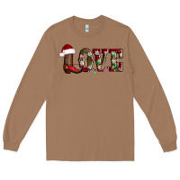Toasted Coconut love christmas boots Long Sleeve Tee - AdoDesignShop