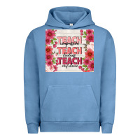 Pigment Pebble Blue teacher life Urban Hoodie - TumblerDesignByShophia