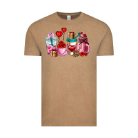 Vintage Coffee valentines day roses coffee cups Vintage Tee - AdoDesignShop