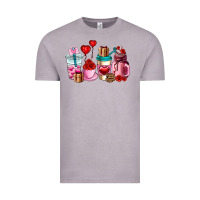 Vintage Zinc valentines day roses coffee cups Vintage Tee - AdoDesignShop