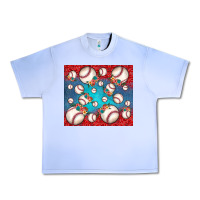 Grape Ice baseball paisley and jean pattern Urban Heavy Tee - JahusDesignShop