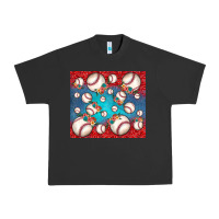 Pigment Black baseball paisley and jean pattern Urban Heavy Tee - JahusDesignShop