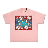 Salmon baseball paisley and jean pattern Urban Heavy Tee - JahusDesignShop