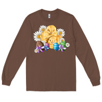 Chestnut chicks eggs daisy easter Long Sleeve Tee - Artiststas